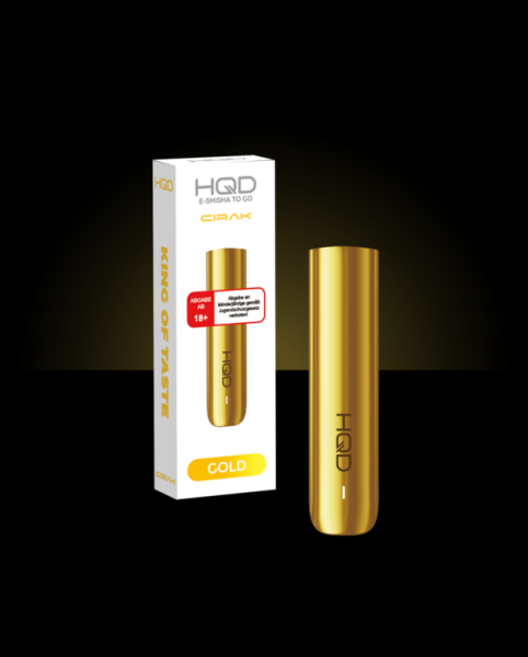 HQD Mod Wiederaufladbare Mehrweg E-Zigarette - Gold