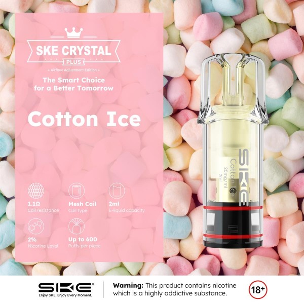Crystal Plus Pod - Cotton Ice