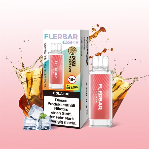 Flerbar Liquid Pod 2er Pack - Cola Ice