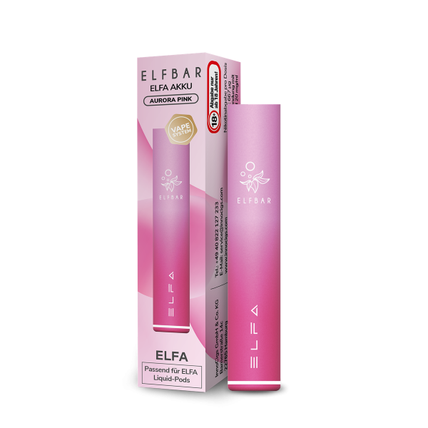 ELFA Mod Wiederaufladbare Mehrweg E-Zigarette-Aurora Pink