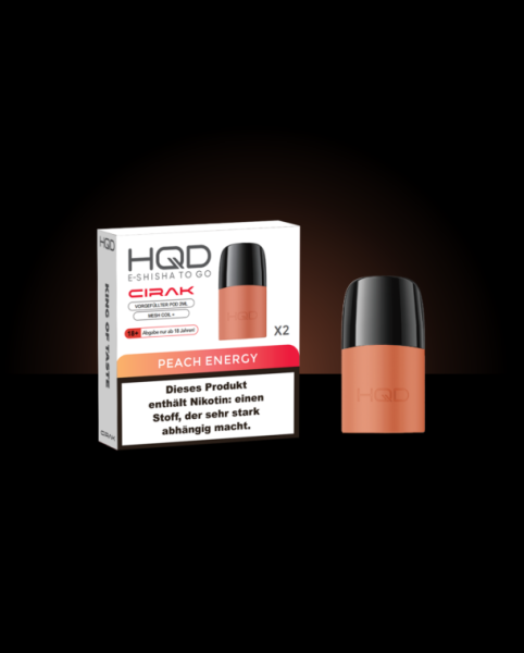 HQD Liquid Pod 2er Pack-Peach Energy
