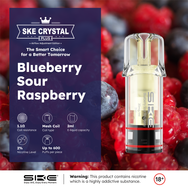 Crystal Plus Pod - Blueberry Sour Raspberry