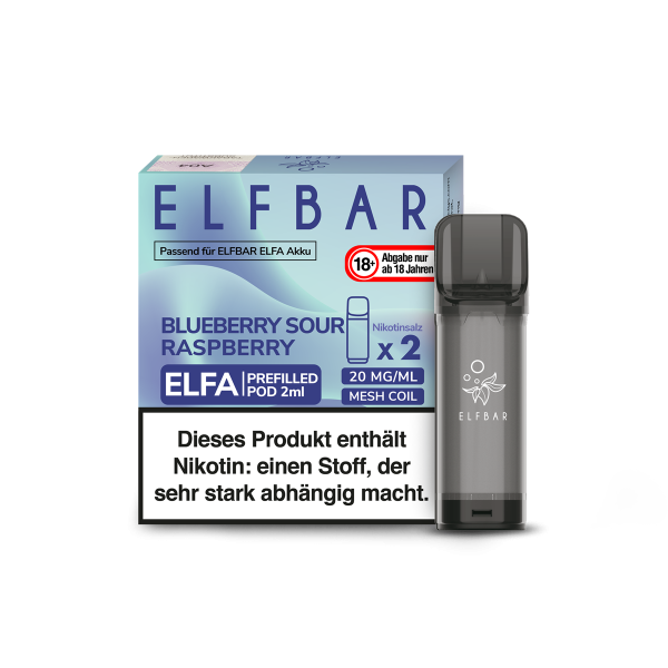 ELFA Liquid Pod 2er Pack-Blueberry Sour Raspberry