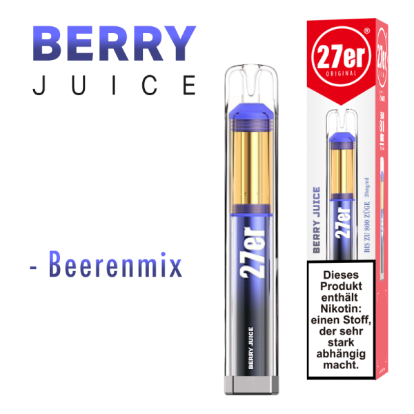 Venookah Vapes 800 Berry Juice
