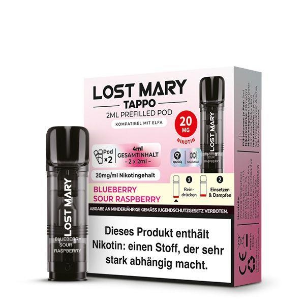 Lost Mary Tappo Liquid Pod 2er Pack- Blueberry Sour Raspberr