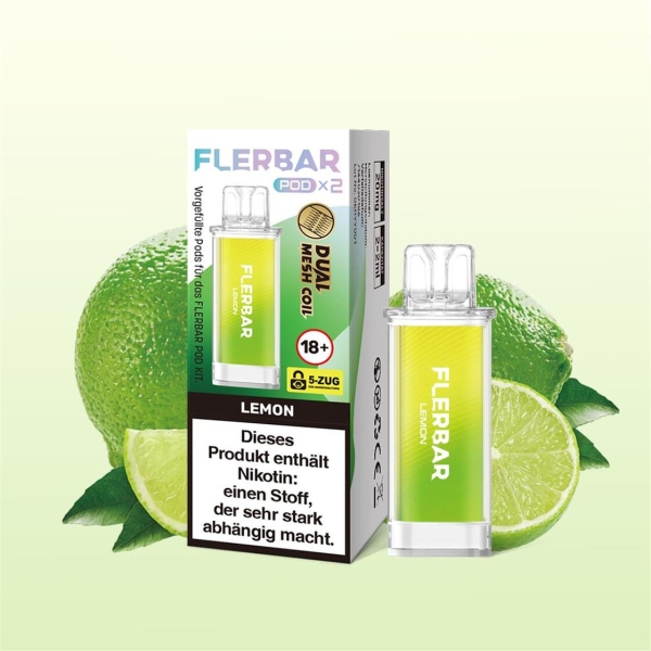 Flerbar Liquid Pod 2er Pack - Lemon
