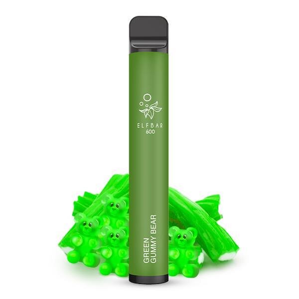 Elf Bar CP 600 Green Gummy Bear, 20mg, Kindersicherung