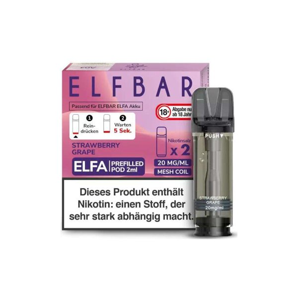 ELFA Liquid Pod 2er Pack-Strawberry Grape