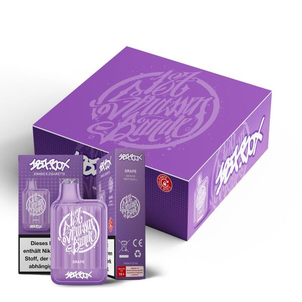 187 Box E-Zigarette - Grape