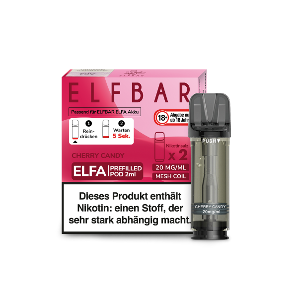 ELFA Liquid Pod 2er Pack-Cherry Candy