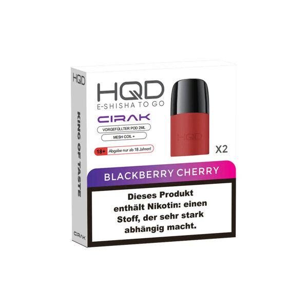 HQD Liquid Pod 2er Pack-Blackberry Cherry