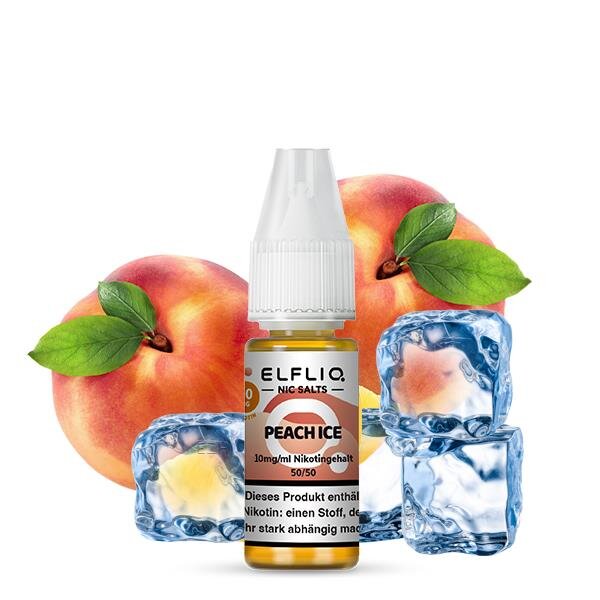 Elfliq 10mg/ml Nikotin | 10ml - Peach Ice