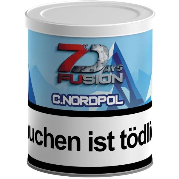 7Days Fusion Pfeifentabak 65g mit Aroma - C.Nordpol