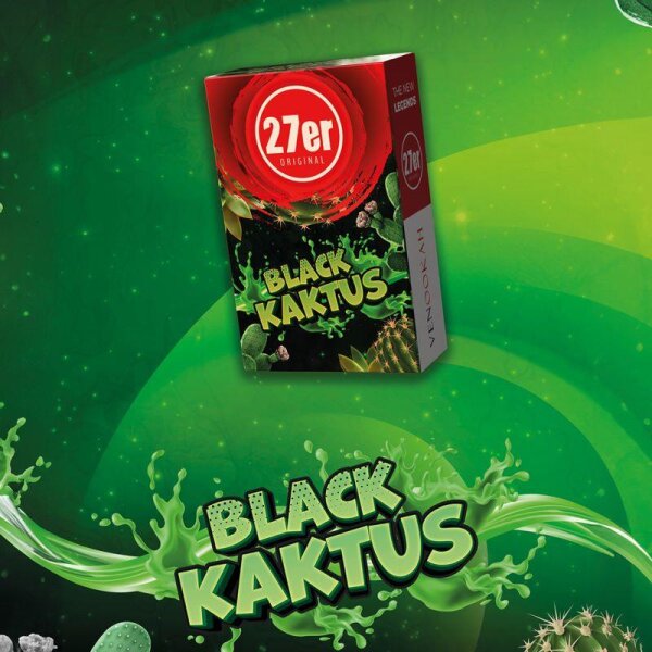 27er Tobacco, 25g Dose, Black Kaktus