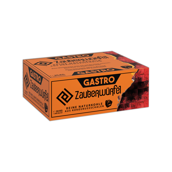 Zauberwürfel 27mm Gastro Naturkohle