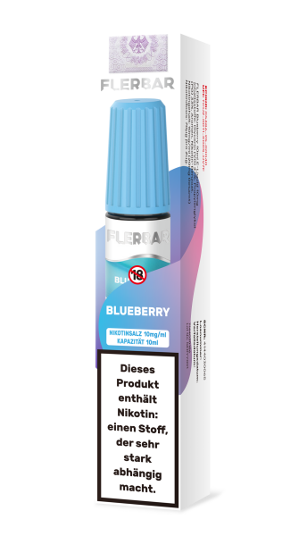 Flerbar Liquid 10mg/ml Nikotin | 10ml - Blueberry