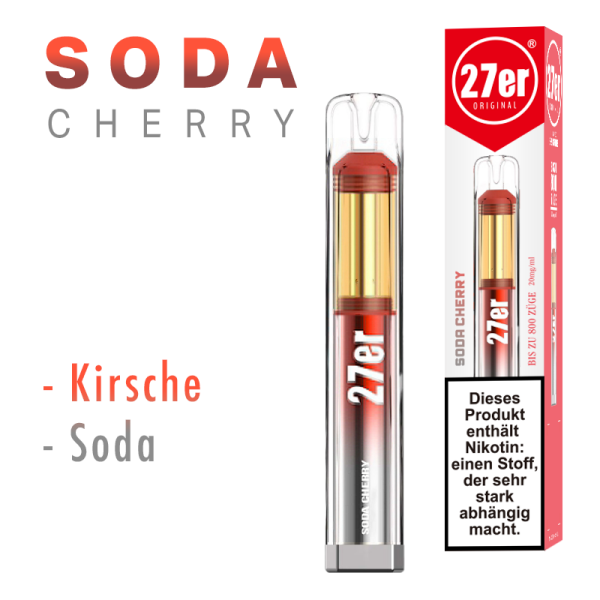 Venookah Vapes 800 Soda Cherry