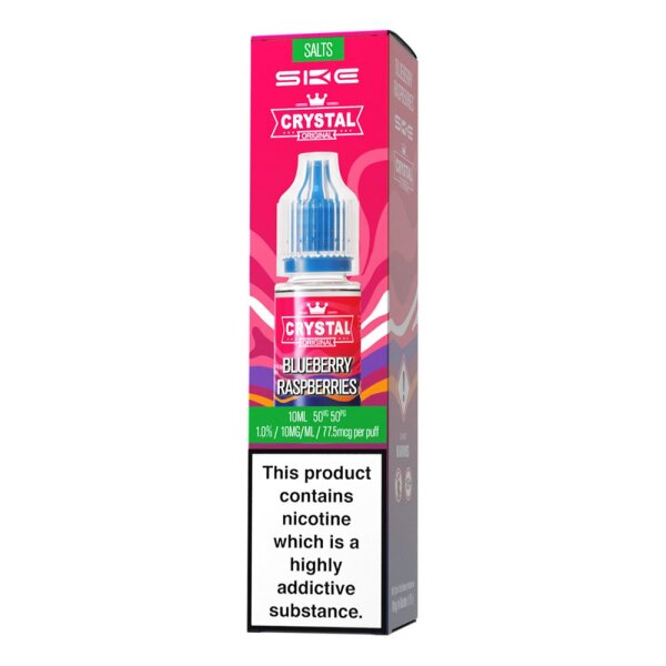 Crystal Liqid 10mg/ml Nikotin | 10ml - Blueberry Raspberries