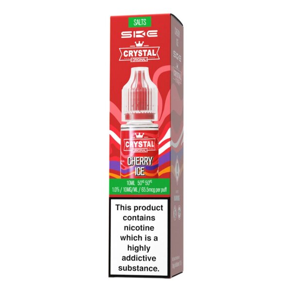 Crystal Liqid 10mg/ml Nikotin | 10ml - Cherry Ice