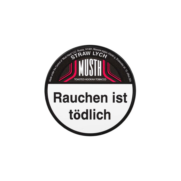 Must H Tabak 125g - Straw Lych