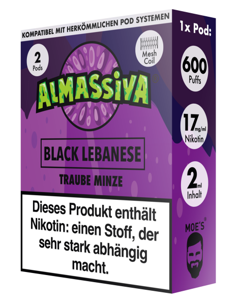 Al Massiva Pod - Black Lebanese